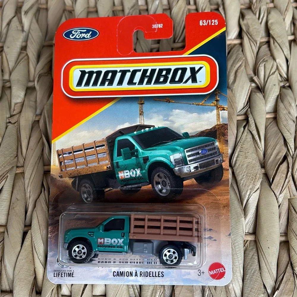 Matchbox Ford F-350 Stake Bed F350 Truck Construction M Box Moving Vehicle 2026🆕
